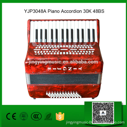 YJP3048A Piano Accordion 30Key 48Bass